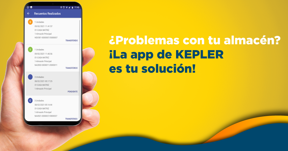 ¿Problemas con tu almacén? ¡La app de KEPLER es tu solución!